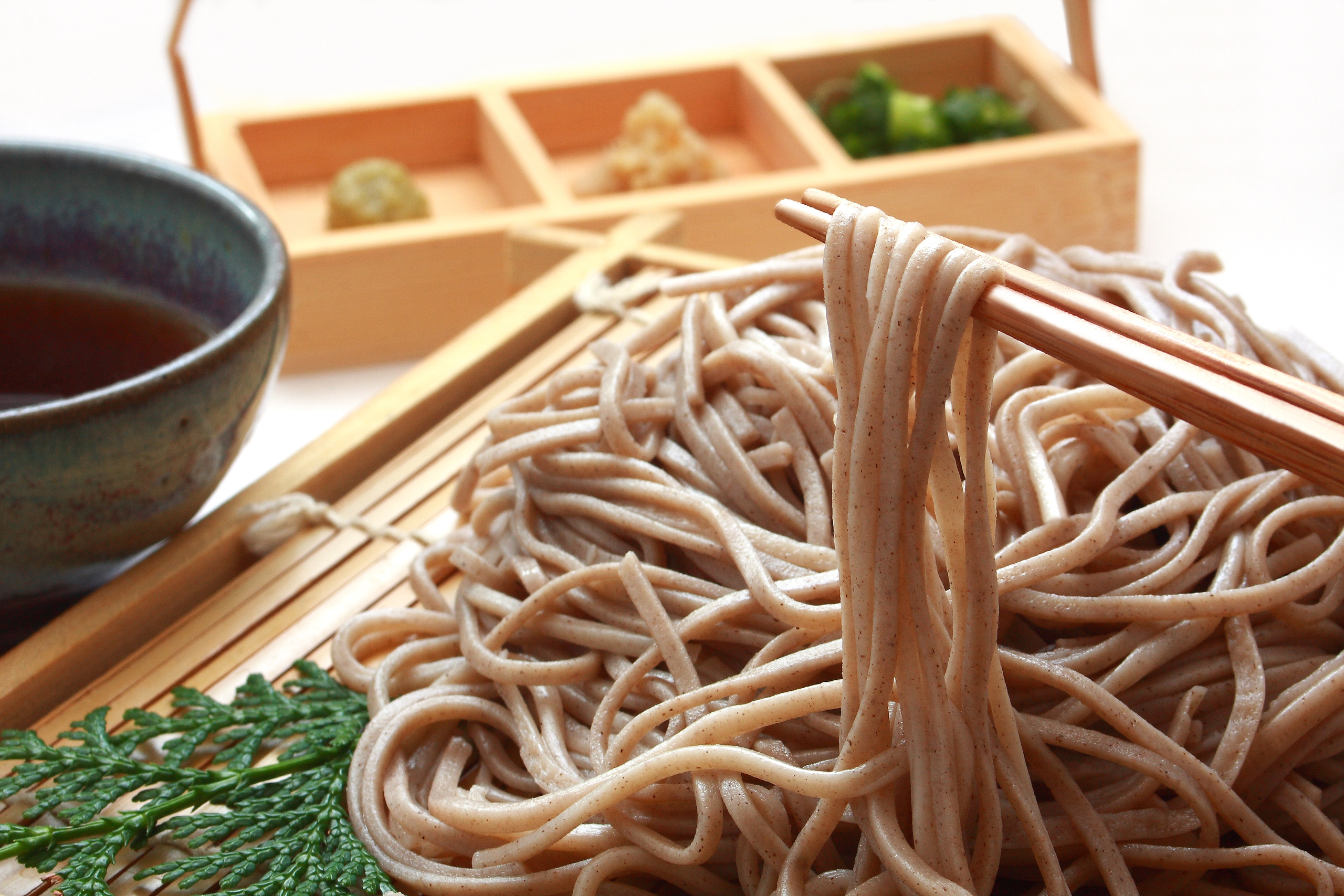 Chilled Soba noodles Zaru Soba, Japanese food